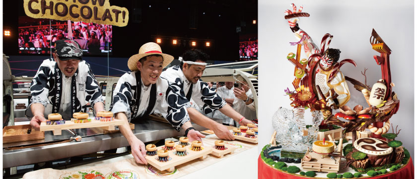 © Christophe Pouget Coupe du Monde de la Pâtisserie 2025(left)<br>© Studio Julien Bouvier Coupe du Monde de la Pâtisserie 2025(right)